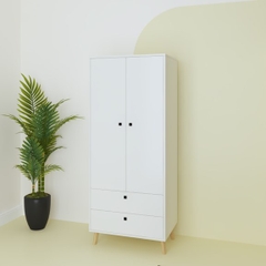 AJUNA, Tủ quần áo hiện đại WAR_050, 76x55x185cm