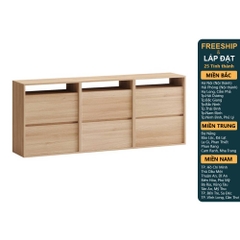 DECI, Tủ đựng đồ, tủ lưu trữ DRA_296, 210x40x84cm, sản xuất bởi Scandi Home