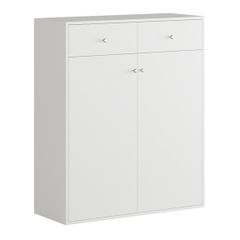EDLE, Kệ giày đa năng 3 tầng 2 hộc kéo SHO_008, 100x40x120cm