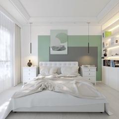 LUMET, Táp đầu giường tân cổ điển 3 ngăn kéo DRA_245, 58x40x75cm