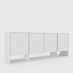 NORDIC, Tủ đựng đồ lưu trữ 3 ngăn STO_014, 160x45x80cm