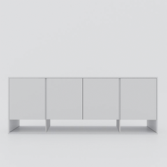 NORDIC, Tủ đựng đồ lưu trữ 3 ngăn STO_014, 160x45x80cm