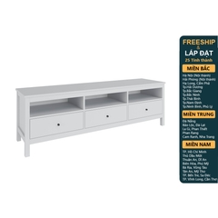 LUMET, Kệ TV 3 ngăn tủ kéo TVD_016, 182x46x57cm
