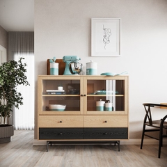 CHOCO, Tủ lưu trữ, Tủ đựng đồ DRA_331, 140x40x118cm, sản xuất bởi Scandi Home