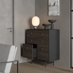 ROBECCA, Kệ đựng đồ, lưu trữ DRA_375, 90x40x98cm, sản xuất bởi Scandi Home