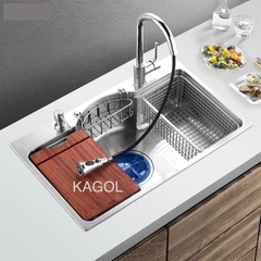 Chậu Rửa Bát 1 Hố Kich Thước 78x48 SUS304