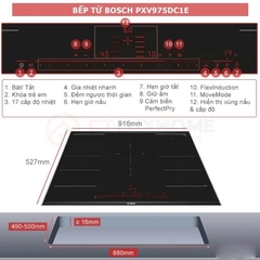 Bếp Từ Bosch PXV975DC1E Series 8