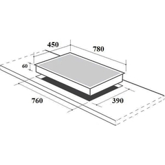 Bếp 3 Từ Dài Canzy CZ ML86GA