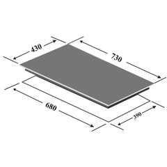 Bếp Từ Đôi CANZY CZ-PID369 Serial 8.0