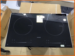 Bếp từ đôi Faster 66 Max | Sôi liu riu, Inverter, Viền bo kim loại, Bảo hành 3 năm