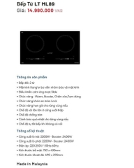 Bếp Từ Đôi Latino ML89