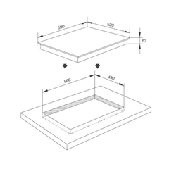 Bếp Từ Malloca MI 594 LINEAR