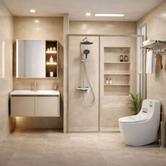 Bộ Combo Thiết Bị Vệ Sinh RG06 VIP PRO 8 Món - Trọn Bộ Phòng Tắm Đẳng Cấp