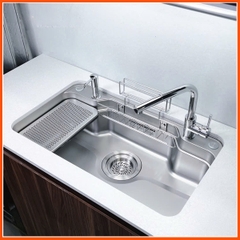 Bồn Rửa Chén Inox XLG8248TS Cao Cấp – Chống Xước, Chống Bám Bẩn, Dễ Vệ Sinh