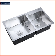 Chậu Rửa Bát 2 Hố KP – CR02 – 8245L | Inox 304 Cao Cấp, Thiết Kế Hiện Đại