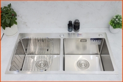 KP – CR02 – 8245C – Chậu Rửa Bát 2 Hố SUS304 Cao Cấp, Thiết Kế Hiện Đại