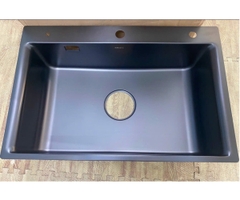 Chậu rửa bát 1 hố đen Titalium K7550PVD