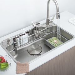 CHẬU RỬA BÁT 1 HỐ CHỐNG XƯỚC NK8050