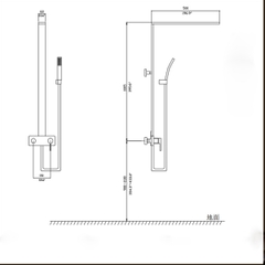 Sen Tắm Đứng Hàn Quốc SC1877AC