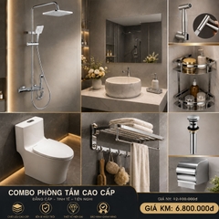 Combo nhà tắm ,combo phòng tắm, combo thiết bị vệ sinh CB002