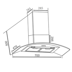 Máy Hút Mùi Faster 3388 70B