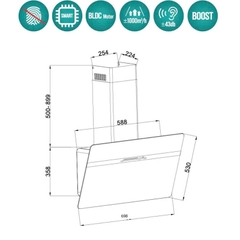 Máy Hút Mùi GrandX GX H70S86G