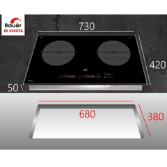 Bếp Từ Đôi Bauer BE 669GTA