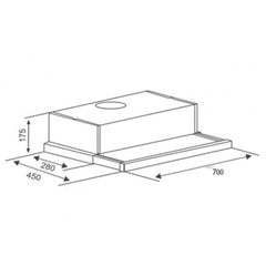 Máy Hút Mùi Âm Tủ Canzy CZ 600GH
