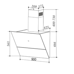 Máy Hút Mùi Bauer BC 90ES