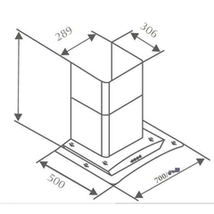 Máy Hút Mùi Kính Cong Canzy CZ 3870Q