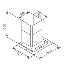 Máy Hút Mùi Kính Cong Canzy CZ-3890Q