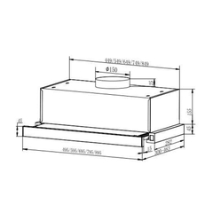Máy Hút Mùi Âm Tủ Faster FS SYP 60T