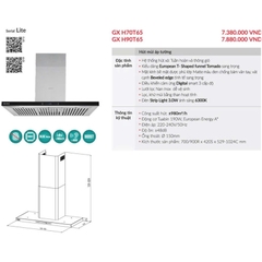 Máy Hút Mùi GrandX GX H70T65