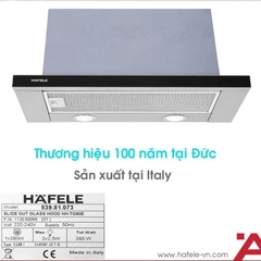 Máy Hút Mùi Âm Tủ Mặt Kính Đen Hafele HH-TG60E 539.81.073