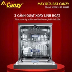 Máy Rửa Bát Canzy WDC0315B SMART