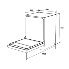 Máy Rửa Bát Hafele HDW-F6031G 535.29.651