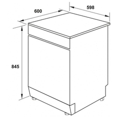 Máy Rửa Bát Hafele HDW-F60G 535.29.590