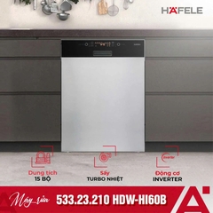 Máy Rửa Bát Âm Bán Phần Hafele HDW-HI60B 533.23.210