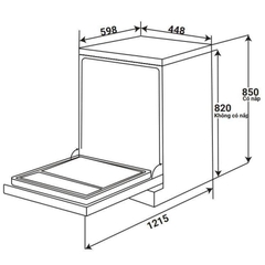 Máy Rửa Bát KAFF W45A1A401J