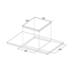 Bếp Từ 3 Vùng Nấu Bauer BEU630GT2E