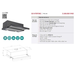 Máy Hút Mùi GrandX GX H70F58G