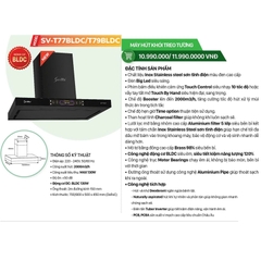 Máy Hút Mùi Sevilla SV-T77BLDC