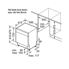 Máy Rửa Bát Bosch SMS4ECI14E