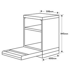 Máy Rửa Bát KAFF KF-BDWSI12.6