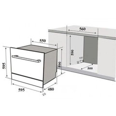 Máy Rửa Bát KAFF KF-BISW800
