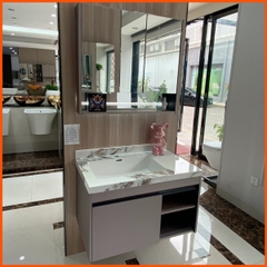 Bồn Rửa Mặt Có Tủ 221 – Inox Lõi Nhôm Tổ Ong, Bền Đẹp, Chống Thấm