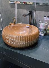 Chậu Lavabo Rửa Mặt Sắc Cam Cao Cấp CS42E