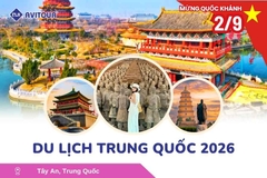 Du lịch Trung Quốc 2026 Lễ 2/9/2026: Tây An - Lạc Dương - Thiếu Lâm Tự (No Shopping)