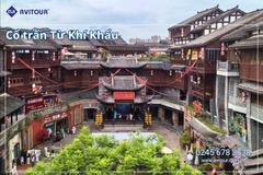 Du Lịch Trung Quốc 2026: Trùng Khánh - Yến Tiệc Cung Đình - TTTM Raffles City - Lý Tử Bá - Từ Khí Khẩu - Hồng Nhai Động - Trải Nghiệm Tắm Khoáng Nóng - Khôi Tinh Lầu