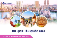 Du lịch Hàn Quốc 2026: Hà Nội – Lotte Word – Đảo Nami – Làng Cổ Hanok Bukchon